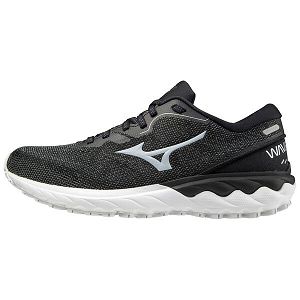 Tenis Para Correr Mizuno Wave Skyrise 2 Mujer Negros/Blancos/Plateados | Mexico-405139